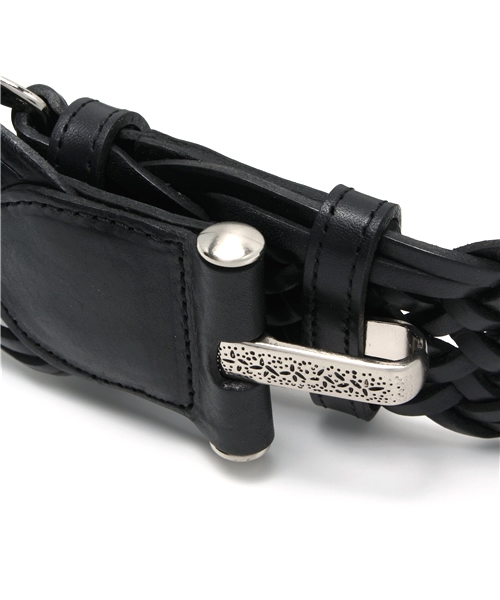 goa(ゴア)の「ひっかけ編みベルト(ベルト・メンズ・ブラック/ブラウン/キャメル・FREE)」の4枚目の写真