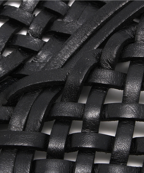 goa(ゴア)の「ひっかけ編みベルト(ベルト・メンズ・ブラック/ブラウン/キャメル・FREE)」の5枚目の写真