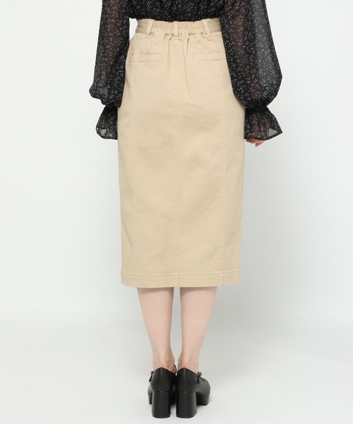 Heather（ヘザー）の「カラーIラインスカート　877048（スカート・レディース・ベージュ/インディゴブルー/ブルー系その他・S/M）」の9枚目の写真