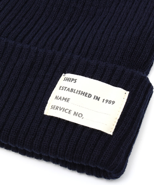 SHIPS（シップス）の「SHIPS KIDS:アクリル リブ キャップ（ニットキャップ/ビーニー・キッズ・グレー/レッド/ブルー/ネイビー・ONE SIZE）」の6枚目の写真