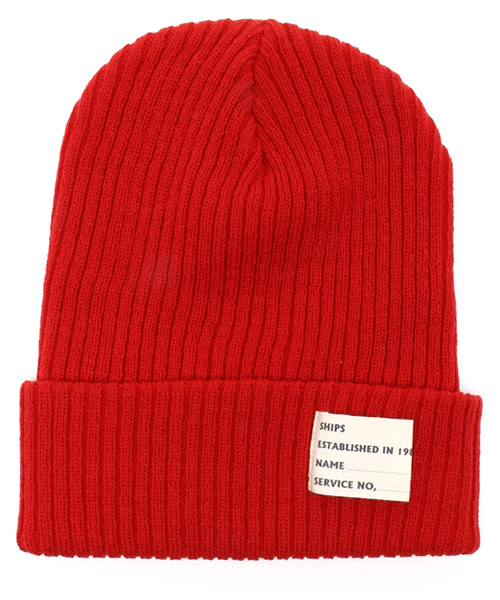 SHIPS（シップス）の「SHIPS KIDS:アクリル リブ キャップ（ニットキャップ/ビーニー・キッズ・グレー/レッド/ブルー/ネイビー・ONE SIZE）」の9枚目の写真
