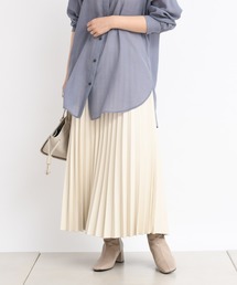 DouDou | フェイクレザープリーツスカート(スカート)