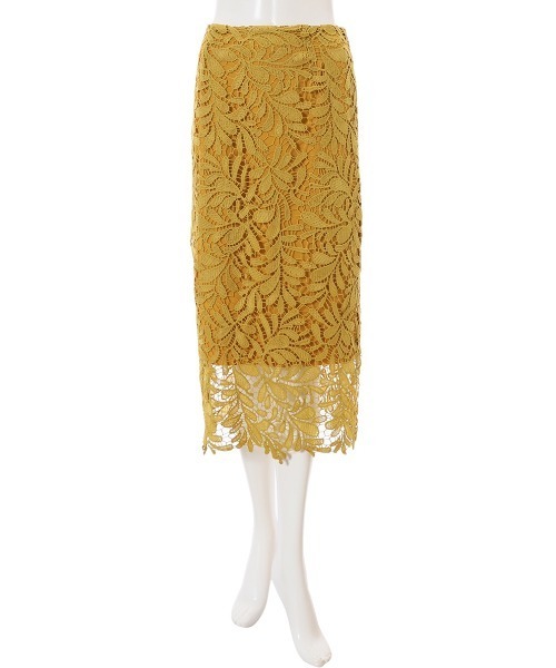 fifth（フィフス）の「レースロングタイトスカート（スカート・レディース・グレー/イエロー/ラベンダー/ホワイト/ブラック・SMALL/MEDIUM）」の5枚目の写真