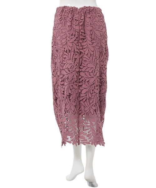 fifth（フィフス）の「レースロングタイトスカート（スカート・レディース・グレー/イエロー/ラベンダー/ホワイト/ブラック・SMALL/MEDIUM）」の10枚目の写真