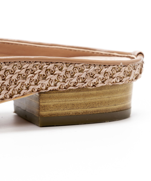 rectangle（レクタングル）の「メッシュミュールサンダル（サンダル・レディース・ダークブラウン/ベージュ・23㎝/24㎝/23.5㎝/24.5㎝）」の13枚目の写真