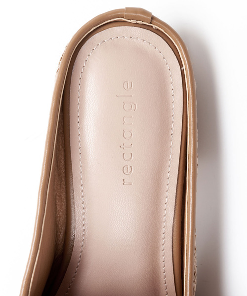 rectangle（レクタングル）の「メッシュミュールサンダル（サンダル・レディース・ダークブラウン/ベージュ・23㎝/24㎝/23.5㎝/24.5㎝）」の16枚目の写真