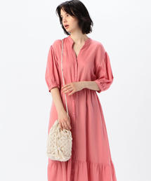 コットンマクラメ 巾着バッグ