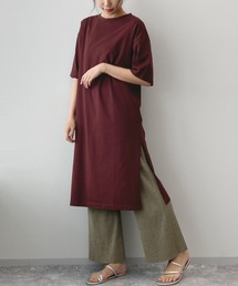 LAKOLE | シルキータッチスリットTシャツチュニック / LAKOLE(チュニック)