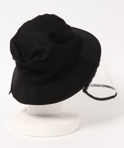 reca（レカ）の「飛沫・花粉対策◆取り外し可能 スクリーンハット（ハット・レディース・ブラック・FREE）」の3枚目の写真