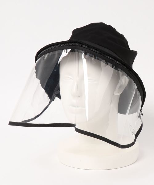 reca（レカ）の「飛沫・花粉対策◆取り外し可能 スクリーンハット（ハット・レディース・ブラック・FREE）」の4枚目の写真