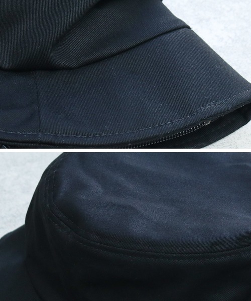 reca（レカ）の「飛沫・花粉対策◆取り外し可能 スクリーンハット（ハット・レディース・ブラック・FREE）」の6枚目の写真