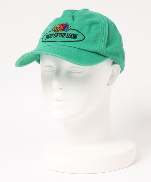 FRUIT OF THE LOOM(フルーツオブザルーム)の「OLD STYLE DAD CAP / 帽子 / 刺繍 / ユニセックス(キャップ・レディース・グリーン/ブラウン/レッド/ホワイト/ブラック・FREE)」の4枚目の写真