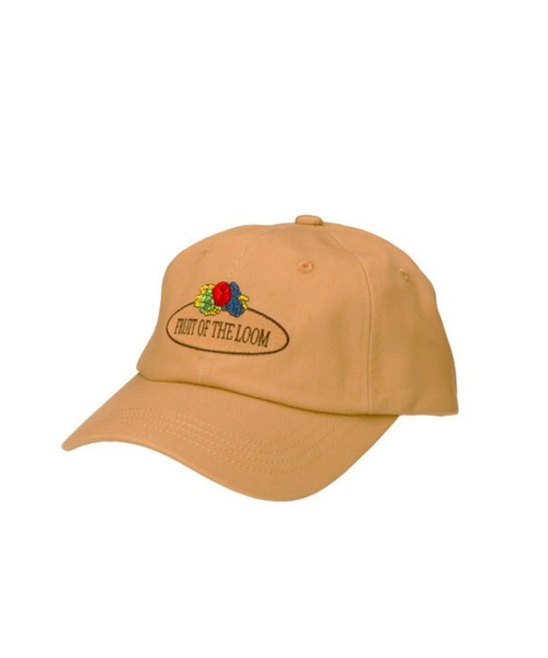 FRUIT OF THE LOOM(フルーツオブザルーム)の「OLD STYLE DAD CAP / 帽子 / 刺繍 / ユニセックス(キャップ・レディース・グリーン/ブラウン/レッド/ホワイト/ブラック・FREE)」の3枚目の写真