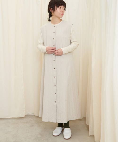 コットン ヘリンボン ジャンパーワンピース ジャンパースカート Lene レネ のファッション通販 Zozotown