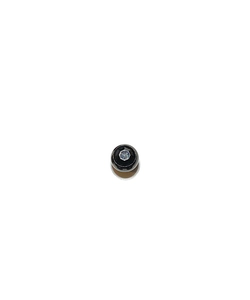 MORPH（モルフ）の「MORPH モルフ スワロフスキーボディピアスキャッチ 16ゲージ 6mm BLACK（ピアス（片耳用）・メンズ・エメラルド/スカイブルー/バイオレット/ローズ/クリア/レインボー/ブラック/ライトピンク/ライトグリーン/ブルー/ラベンダー/レッド・6）」の13枚目の写真