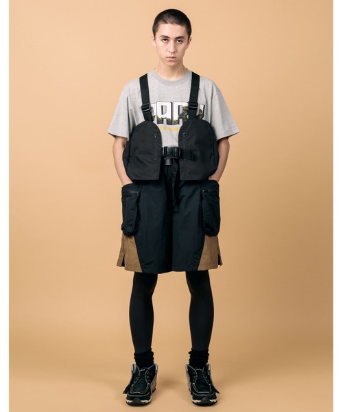 OURHOME パイピング使いのノーカラージャケット