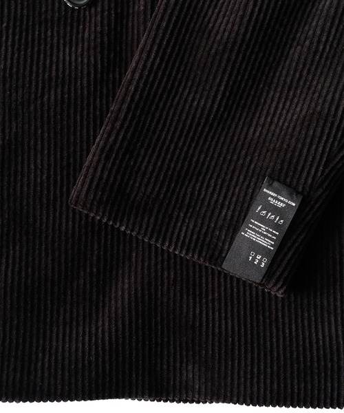 SHAREEF(シャリーフ)の「CORDUROY DOUBLE JK(テーラードジャケット・メンズ・ブラック/ターコイズブルー/モカ/バーガンディー・1/2/3)」の10枚目の写真