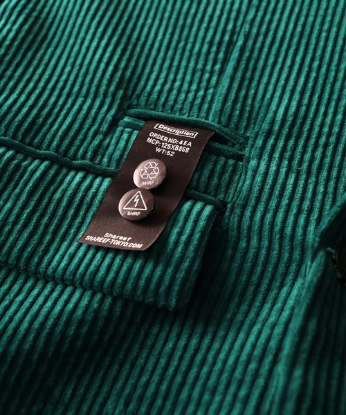 SHAREEF(シャリーフ)の「CORDUROY DOUBLE JK(テーラードジャケット・メンズ・ブラック/ターコイズブルー/モカ/バーガンディー・1/2/3)」の14枚目の写真