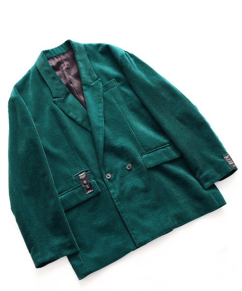 SHAREEF(シャリーフ)の「CORDUROY DOUBLE JK(テーラードジャケット・メンズ・ブラック/ターコイズブルー/モカ/バーガンディー・1/2/3)」の17枚目の写真