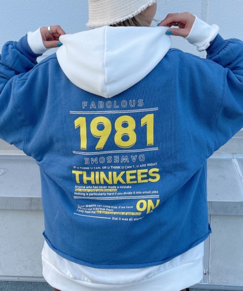 WEGO（ウィゴー）の「WEGO/ドルマンスリーブアソートスウェット（スウェット・レディース・ホワイト/ダークグリーン/パープル/ブルー/アイボリー/ホワイト系その他/ブラック系その他/グリーン系その他/ブルー系その他/スミクロ・SMALL/MEDIUM）」の10枚目の写真