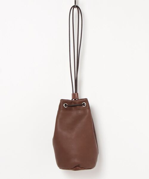 leather cinch bag