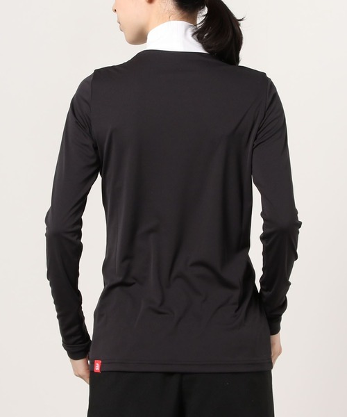 archivio(アルチビオ)の「<LADIES>アルチビオゴルフウェア ハイネックシャツ インナー(Tシャツ/カットソー・レディース・ホワイト×レッド/ホワイト×グレー/ブラック/ホワイト系その他・L/S/M)」の6枚目の写真