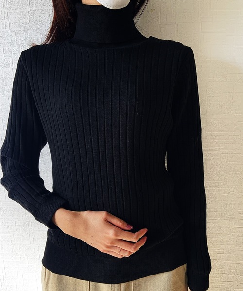 aimoha（アイモハ）の「毛布のように暖かい！ストレッチ抜群で着脱ラクラク (AW)（ニット/セーター・レディース・ベージュ/グレー/ブラック・LARGE/MEDIUM）」の13枚目の写真