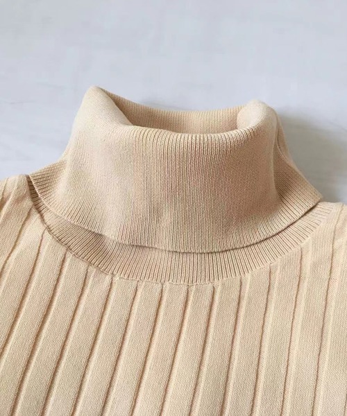 aimoha（アイモハ）の「毛布のように暖かい！ストレッチ抜群で着脱ラクラク (AW)（ニット/セーター・レディース・ベージュ/グレー/ブラック・LARGE/MEDIUM）」の16枚目の写真