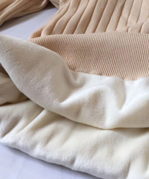 aimoha（アイモハ）の「毛布のように暖かい！ストレッチ抜群で着脱ラクラク (AW)（ニット/セーター・レディース・ベージュ/グレー/ブラック・LARGE/MEDIUM）」の17枚目の写真