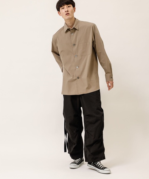 bulldogartＴシャツ 08sircus】Bio Stretch typewriter shirt（シャツ/ブラウス
