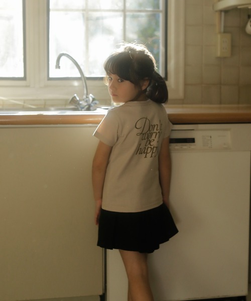 D.fesense（ディーフェセンス）の「【D.fesense /ディーフェセンス】ウエストWゴムギャザースカート（スカート・キッズ・フューシャピンク/ブラック・110cm/90cm/100cm/80ｃｍ）」の5枚目の写真