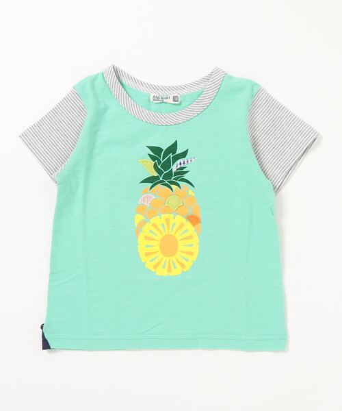 RAGMART(ラグマート)の「プリントTシャツ フルーツ柄(Tシャツ/カットソー・キッズ・グリーン/イエロー/オフホワイト・110cm/120cm/100cm/130cm)」の13枚目の写真