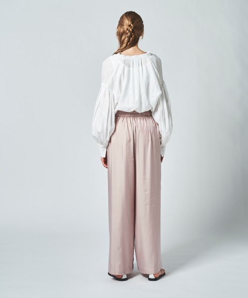 N.O.R.C(ノーク)の「リネンカフタンブラウス(シャツ/ブラウス・レディース・ホワイト/ブラック・S/M)」の9枚目の写真