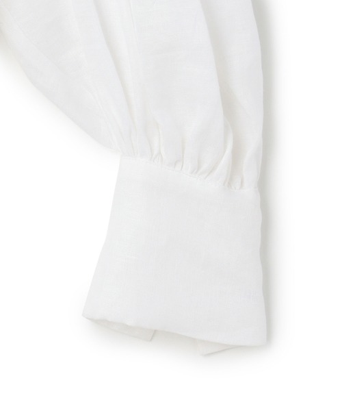 N.O.R.C(ノーク)の「リネンカフタンブラウス(シャツ/ブラウス・レディース・ホワイト/ブラック・S/M)」の6枚目の写真