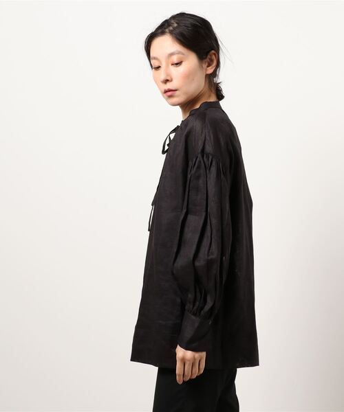 N.O.R.C(ノーク)の「リネンカフタンブラウス(シャツ/ブラウス・レディース・ホワイト/ブラック・S/M)」の18枚目の写真