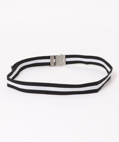 BEN DAVIS（ベンデイビス）の「《BEN DAVIS》GI BELT BORDER（ベルト・メンズ・ブラック×ホワイト/ブルー系その他/ブラウン・FREE）」の4枚目の写真