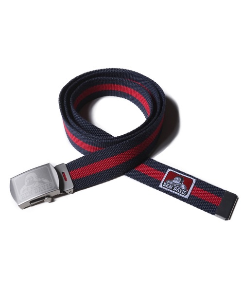 BEN DAVIS（ベンデイビス）の「《BEN DAVIS》GI BELT BORDER（ベルト・メンズ・ブラック×ホワイト/ブルー系その他/ブラウン・FREE）」の3枚目の写真