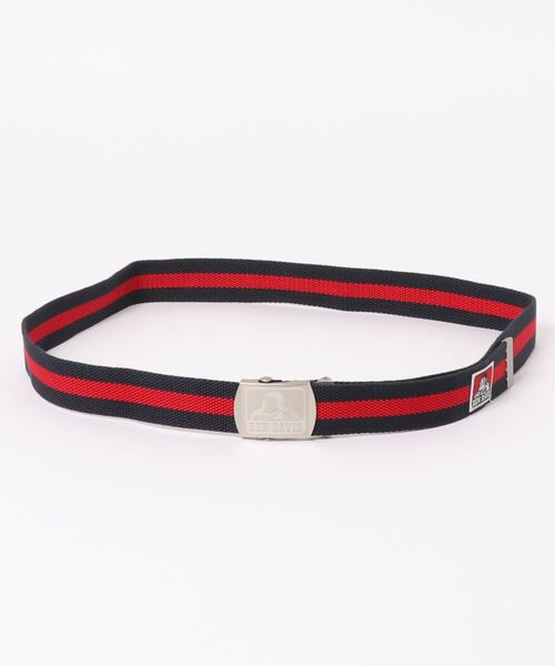 BEN DAVIS（ベンデイビス）の「《BEN DAVIS》GI BELT BORDER（ベルト・メンズ・ブラック×ホワイト/ブルー系その他/ブラウン・FREE）」の6枚目の写真