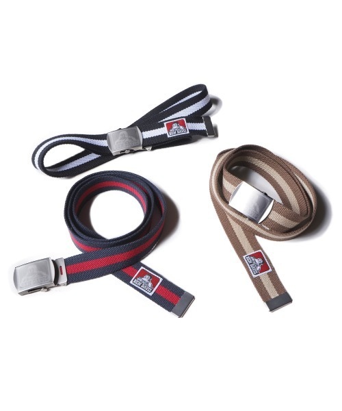 BEN DAVIS（ベンデイビス）の「《BEN DAVIS》GI BELT BORDER（ベルト・メンズ・ブラック×ホワイト/ブルー系その他/ブラウン・FREE）」の5枚目の写真