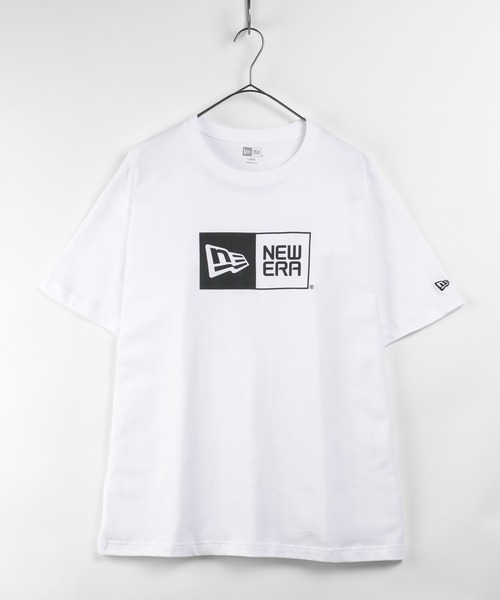 NEW ERA(ニューエラ)の「【NEW ERA/ニューエラ】 ブランドボックスロゴ プリント 半袖Tシャツ/ BOX LOGO/ ホワイト(Tシャツ/カットソー・メンズ・ホワイト・M/XL/L)」の2枚目の写真