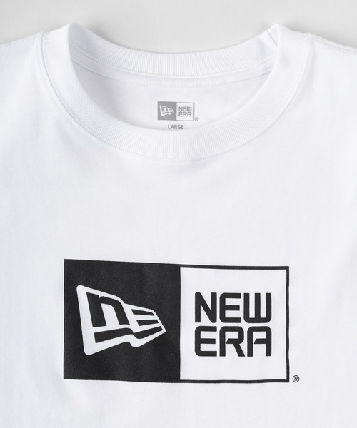 NEW ERA(ニューエラ)の「【NEW ERA/ニューエラ】 ブランドボックスロゴ プリント 半袖Tシャツ/ BOX LOGO/ ホワイト(Tシャツ/カットソー・メンズ・ホワイト・M/XL/L)」の6枚目の写真