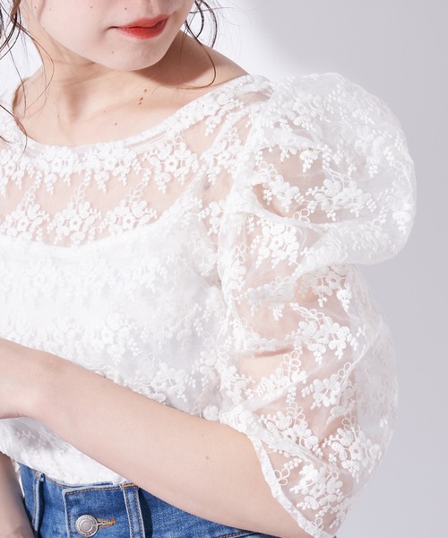 ブラウス シャツ The White Organza Hoodie（ホワイト オーガンザフーディー） レディース 楽天市場】◇ソフトオーガンジーブラウス ADORE アドーア