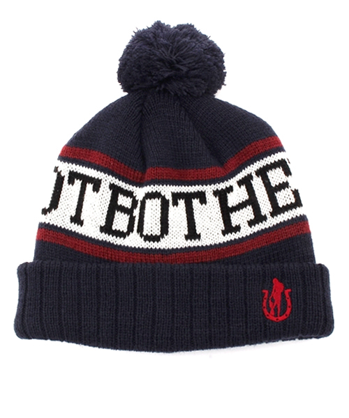 HYSTERIC GLAMOUR（ヒステリックグラマー）の「DO NOT BOTHER ボンキャップ（ニットキャップ/ビーニー・メンズ・レッド/グリーン/ネイビー・FREE）」の3枚目の写真