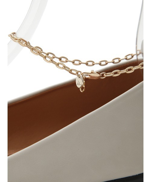 Mila Owen（ミラオーウェン）の「アンクレット付きバレエシューズ（バレエシューズ・レディース・ミント/ブラック/アイボリー・37/38/36）」の5枚目の写真