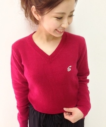 Chico | ナイロンアンゴラVニット(ニット/セーター)