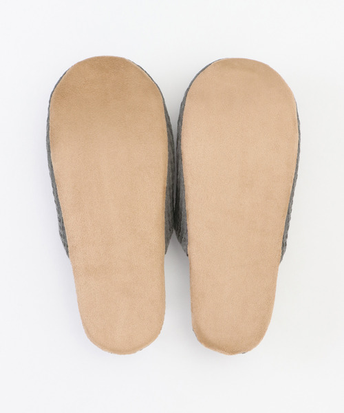 LBC（エルビーシー）の「【洗濯機で丸洗い】YORI ソフトワッフルスリッパ M（ルームシューズ/スリッパ・レディース・チャコールグレー/オフホワイト/グリーン/イエロー・M）」の9枚目の写真