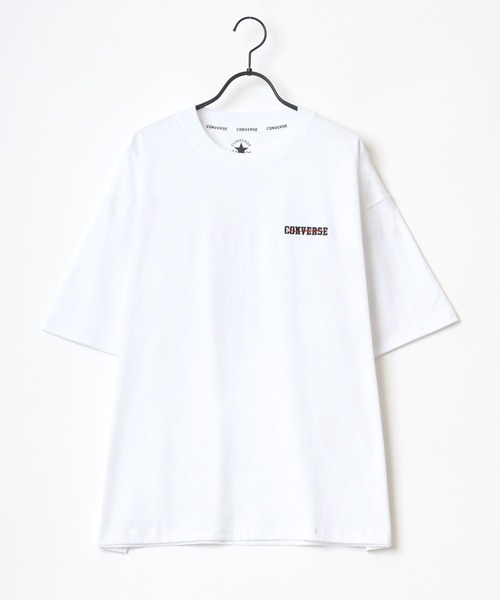 CONVERSE(コンバース)の「CONVERSE/コンバース ビッグシルエット バックプリント シューズ イラスト Tシャツ(Tシャツ/カットソー・メンズ・ホワイト/ブラック/ベージュ/グリーン・LL/M/L)」の20枚目の写真