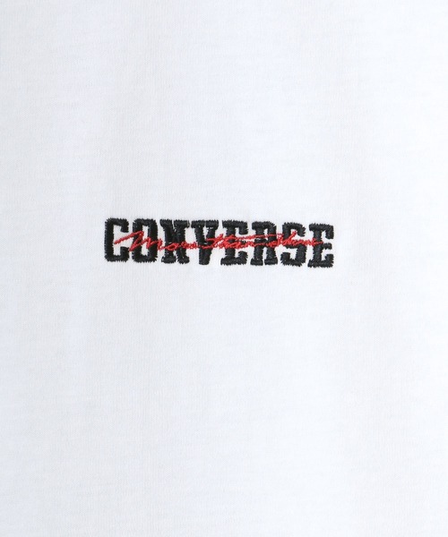 CONVERSE(コンバース)の「CONVERSE/コンバース ビッグシルエット バックプリント シューズ イラスト Tシャツ(Tシャツ/カットソー・メンズ・ホワイト/ブラック/ベージュ/グリーン・LL/M/L)」の15枚目の写真