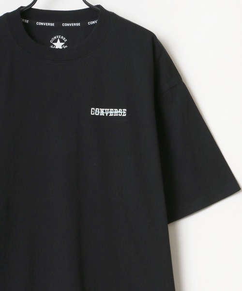 CONVERSE(コンバース)の「CONVERSE/コンバース ビッグシルエット バックプリント シューズ イラスト Tシャツ(Tシャツ/カットソー・メンズ・ホワイト/ブラック/ベージュ/グリーン・LL/M/L)」の5枚目の写真