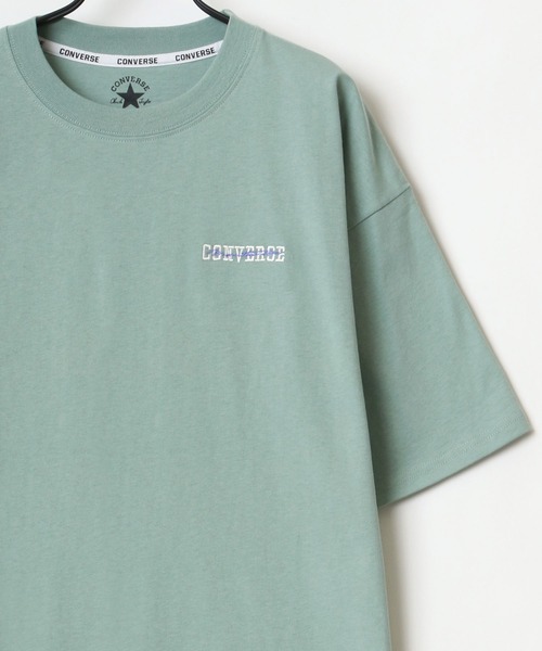 CONVERSE(コンバース)の「CONVERSE/コンバース ビッグシルエット バックプリント シューズ イラスト Tシャツ(Tシャツ/カットソー・メンズ・ホワイト/ブラック/ベージュ/グリーン・LL/M/L)」の12枚目の写真